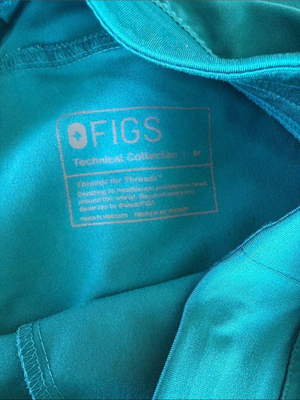 Figs carribean blue Kade cargo scrub pants - Picture 4 of 4